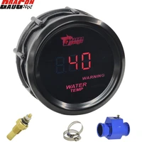 dragon 2 52mm auto car moter red led backlight digital electronic water temp gauge 40 150 celsius temperature meter