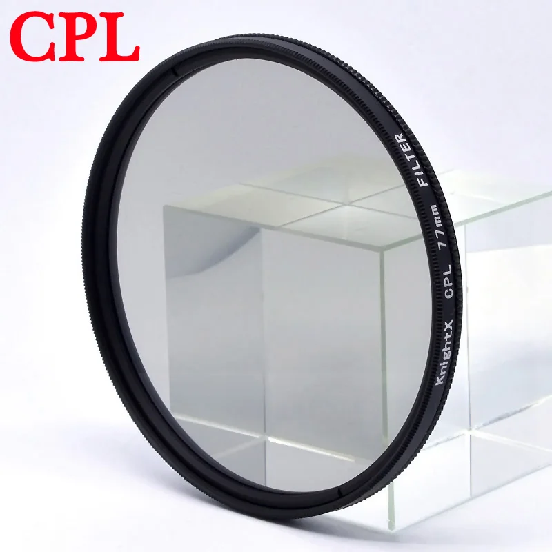 

KnightX CPL polarizing Camera Lens Filter For canon sony nikon 500d 1200d 50d 18-135 60d d70 49 52 55 58 62 67 72 77 mm