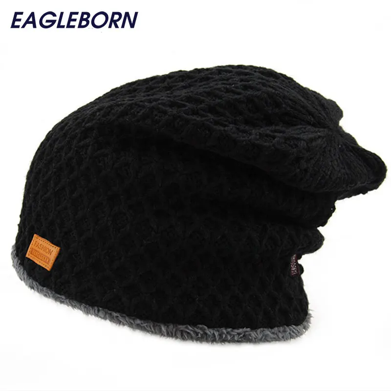 Новая зимняя шапка мужская сетчатые облегающие шапки для мужчин сохраняющие