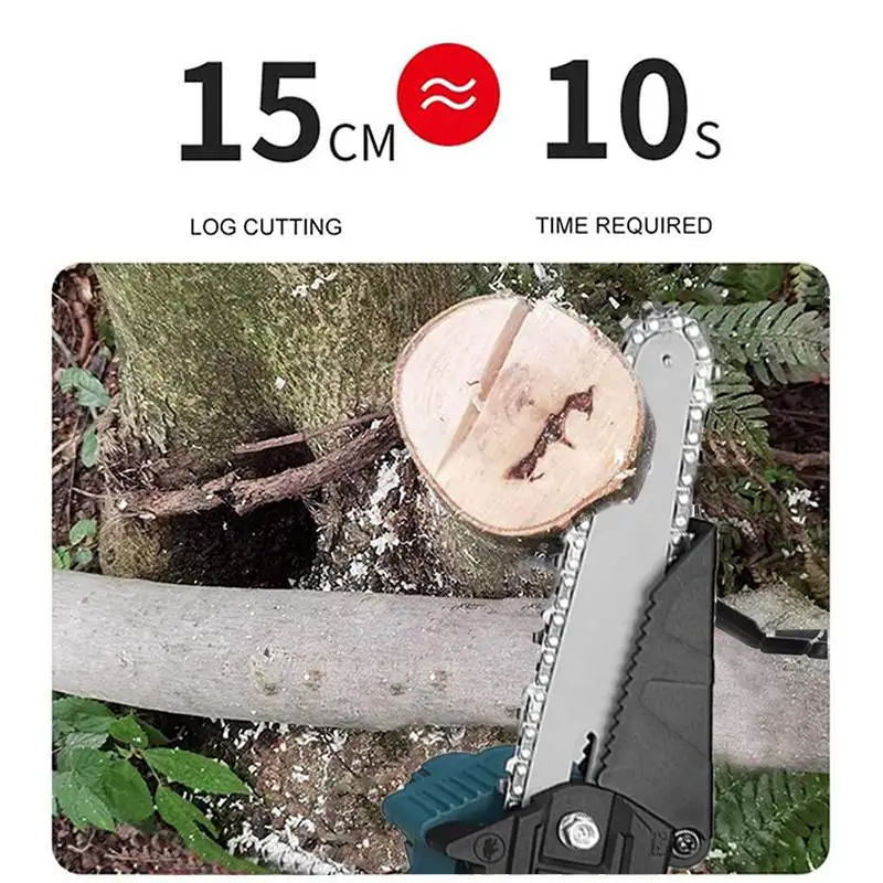 3000W 88VF 6 Inch Mini Electric Saw Chainsaw Garden Tree Logging Woodworking Tools Wood Cutters For Makita 18V Battery | Инструменты
