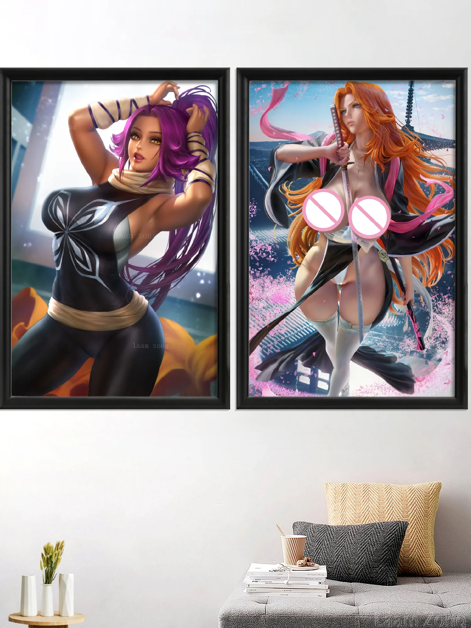 Nelliel Rangiku Shihouin Сексуальный Обнаженный аниме японский мультфильм отбеливатель