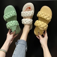 free shipping womens sandals wear 2021 summer new style sandals fairy style flat retro slippers fashion trend
