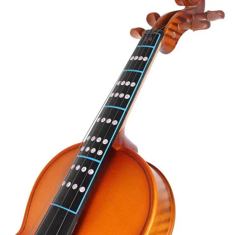 

Hot Sale For 1/8-4/4 Violin Intonation Stickers Fretboard Learning Violin Beginners Fingerboard Marker Stickers V5V4