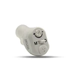 Миниатюрный перезаряжаемый Невидимый цифровой слуховой аппарат Meling M30, регулируемый усилитель звука, портативные наушники для глухих и пожилых людей