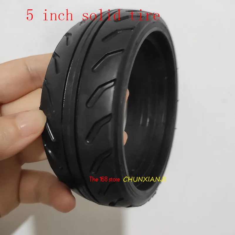 Высококачественные 5-дюймовые бескамерные твердые шины диаметр 120 мм для