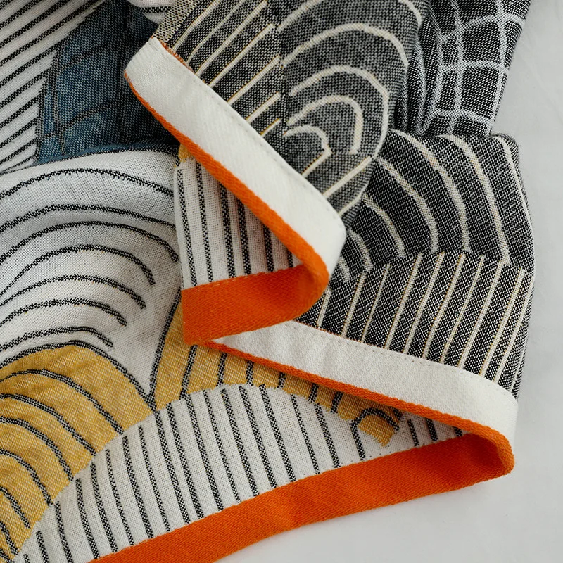 Хлопковое Марлевое банное полотенце для отеля бытовая водопоглощающая Пляжная