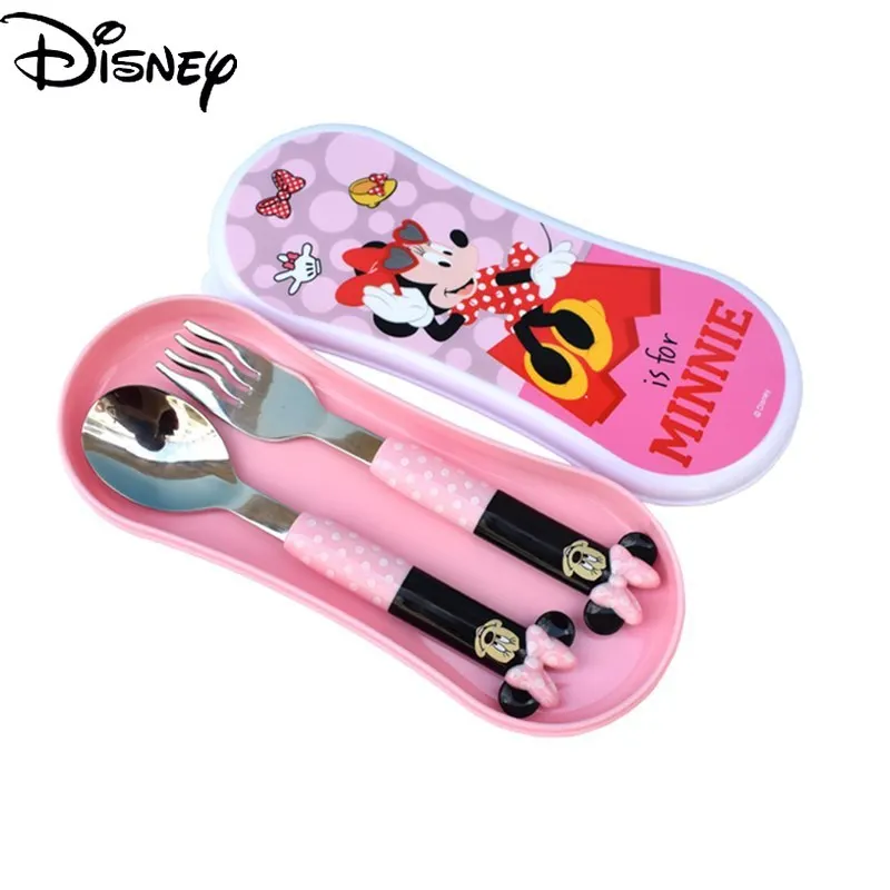 

Original Disney children's tableware 304 stainless steel household fork and spoon portable set stainless steel tableware