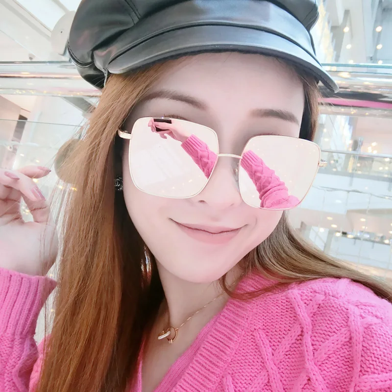 Новые Модные металлические солнцезащитные очки женские брендовые дизайнерские