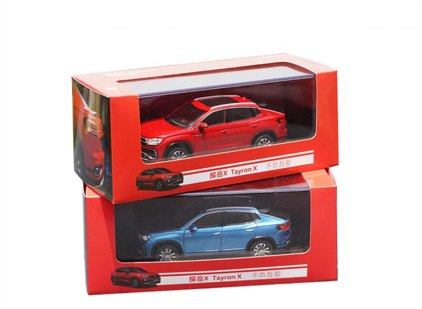 

1/43 Scale Volkswagen TAYRON X SUV Blue Diecast Model Car Toy Collection