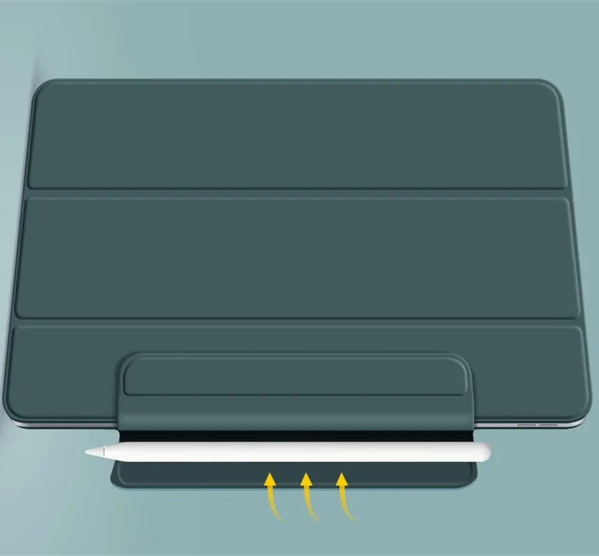 

UItrathin Magnetic Smart Closure Luxury Business Folio Case For New iPad Pro11 12.9 inch Air4 2018 2020 Cover With Pencil Holder