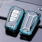 Чехол для автомобильного ключа из ТПУ для Toyota Auris Corolla Avensis Verso Yaris Aygo Scion TC IM 2015 2016 Camry RAV4 Auto Key Protection