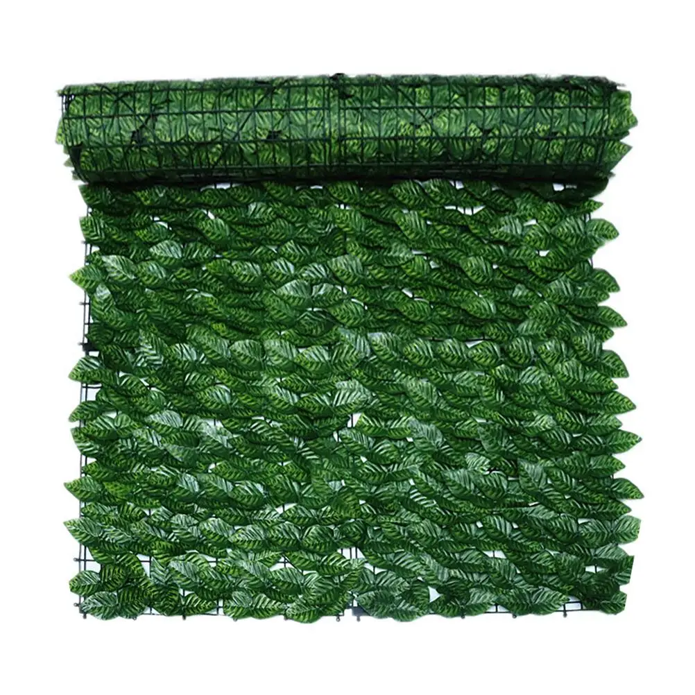 

1 Roll Artificial Hedge Privacy Plant Fence Green Leaf Wall Decoration For Garden Wedding