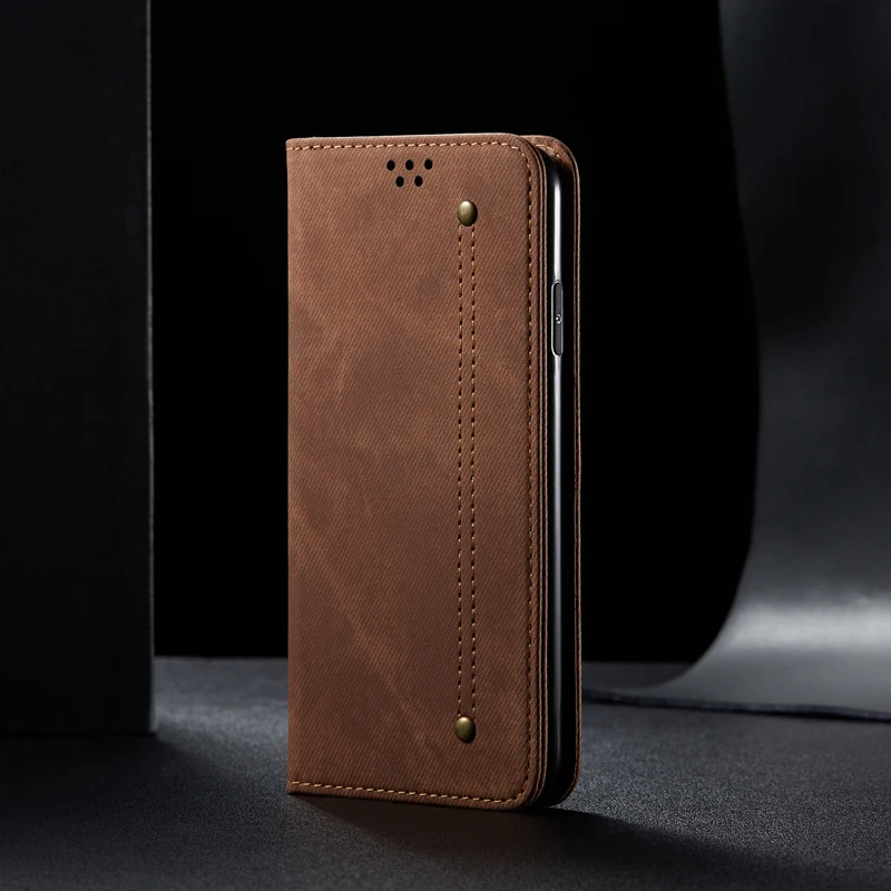 Funda Case for iPhone 11 Pro Max Flip XS MAX XR 6S 7 8 Plus Jeans PU Leather Wallet Shell Phone Cover For | Мобильные телефоны и