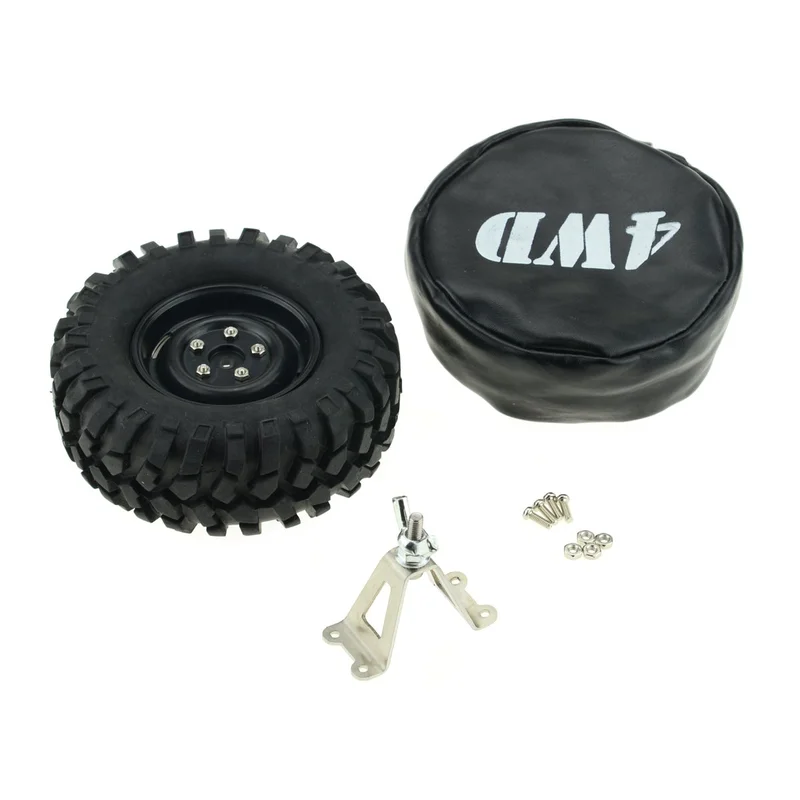 Rc автозапчасти 1/10 стальная шина и 96 мм запасной кожаный чехол для Tamiya Axial SCX10 RC4WD D90