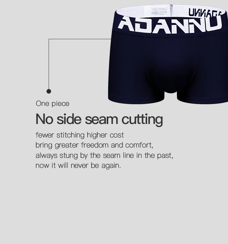 CMENIN Men Underwear Boxer Men's Boxers Male Panties Boxers Breathable Underpants Solid Shorts Cueca Comfortable Homme AD125