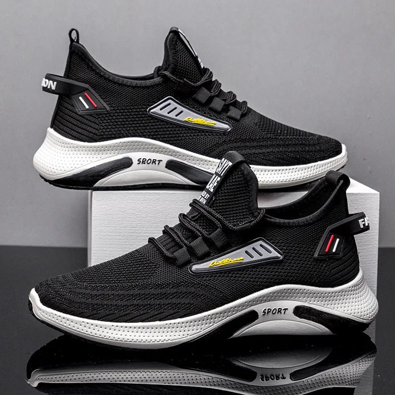 

New fashion breathable mesh surface non-slip sole outdoor sports running fitness leisure sports men's shoes travel shoes