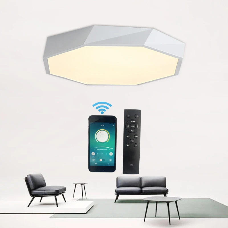 Современные креативные геометрические светодиодные потолочные светильники