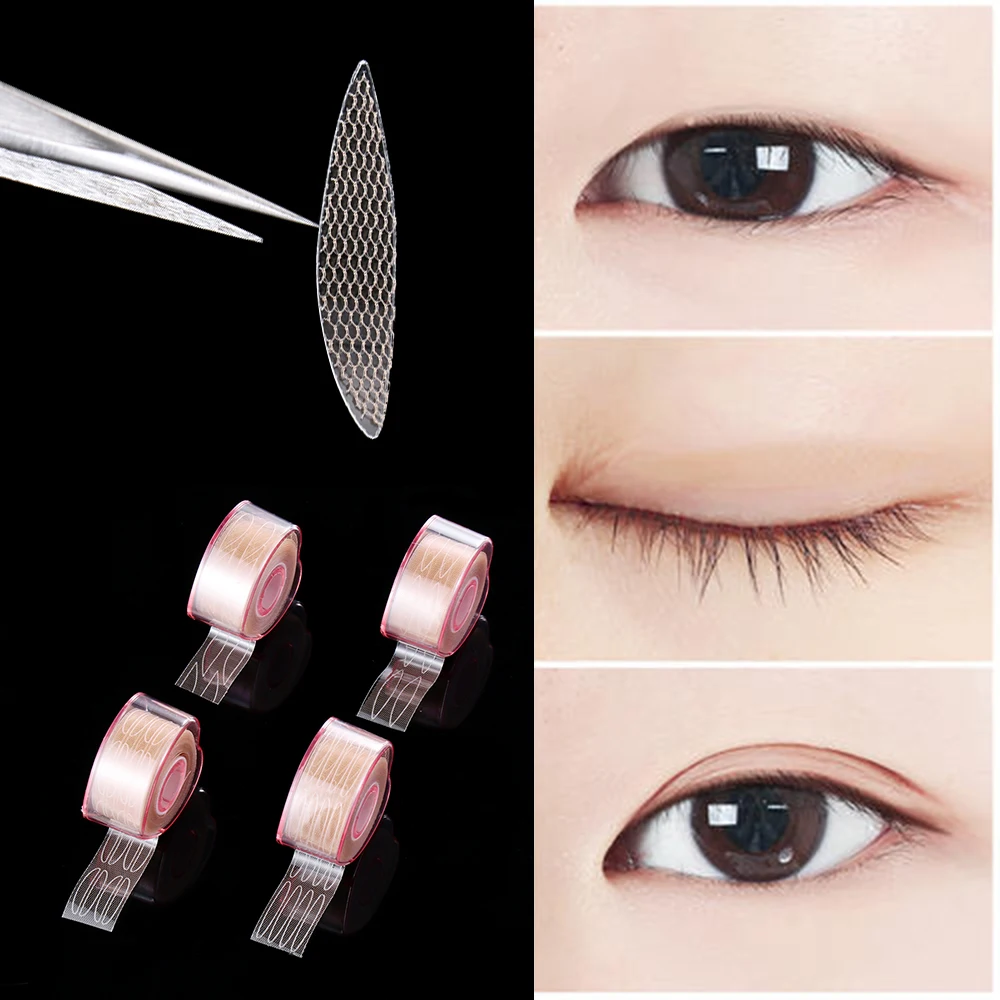 1 шт. ультра невидимая наклейка для век кружевная волоконная подъемная лента
