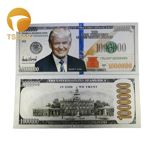10 шт./лот Америка банкноты доллар серебро позолоченная банкнота 100 USD для коллекции - Цвет: 3