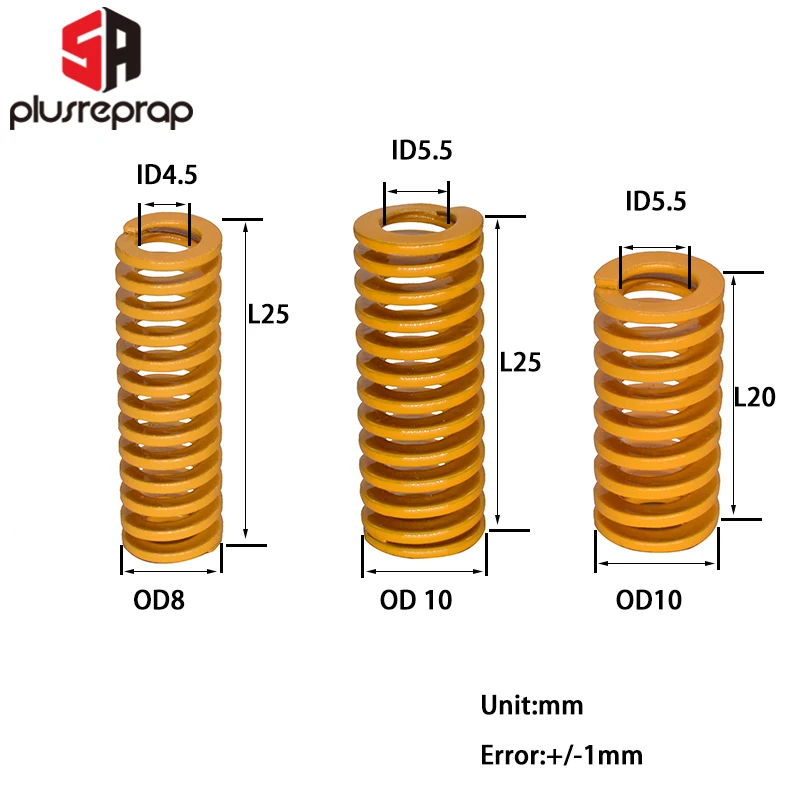 Нагреваемая деталь легсветильник нагрузка компрессионная пружина DIY