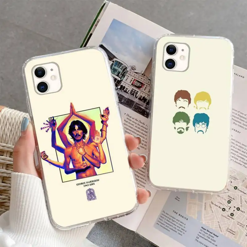

George Harrison My Favorite Beatle Phone Case For iPhone 6 7 8 11 12 13 Plus XS Max XR Pro Mini SE Soft Transparent Cover Fundas
