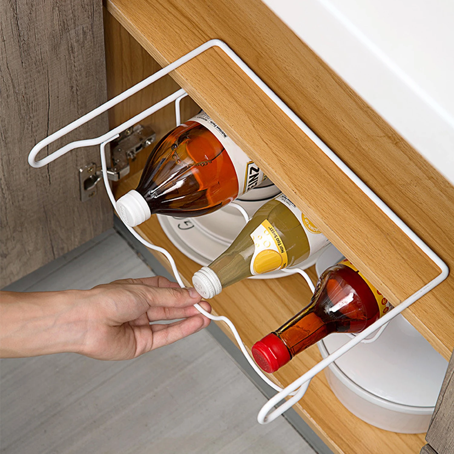Behogar Refrigerator Kitchen Rack Shelf Holder Shelves Fridge Storage Organizer for Can Beer Wine Watter Bottles | Дом и сад