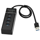 Высокоскоростной разветвитель с 4 портами USB 3,0 для настольных ПК и ноутбуков