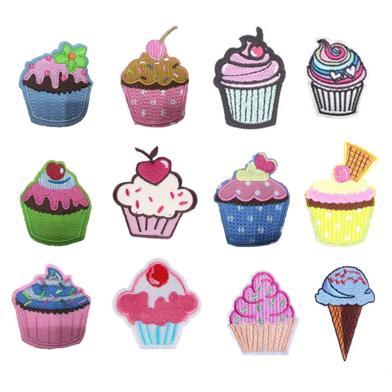 Нашивки для мороженого наклейки утюга на одежде теплопередача закуска сделай