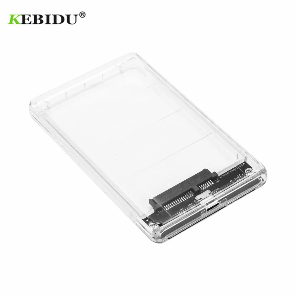 KEBIDU USB Type C корпус для жесткого диска 2 5 дюйма с последовательным портом SATA SSD чехол