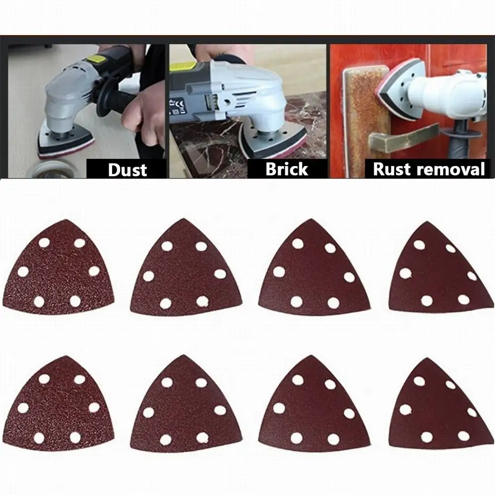 

Sandpaper Six Holes Disk Sheets Grit Sanding Disc Set Grinding Wheel Loop Diamond Cutting Sanding Pad Polishing Cleaning Tools