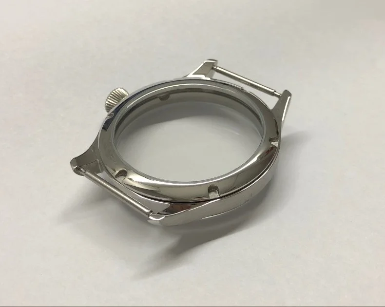 

44mm Stainless Steel Watch Case Replacement For 6497/6498 Seagull ST36 Mechanical Watch movement Repair Tool Parts