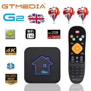 GTMedia G2 Android 7.1 TV Box Smart TV 4K H.265 HDR Quad Core WIFI Google Cast Set Top Box Media Player Android Set Top Box