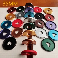 plastic binding ring 100pcs35mm new heart shaped frosted binding cd notebook binding button learning office supplies