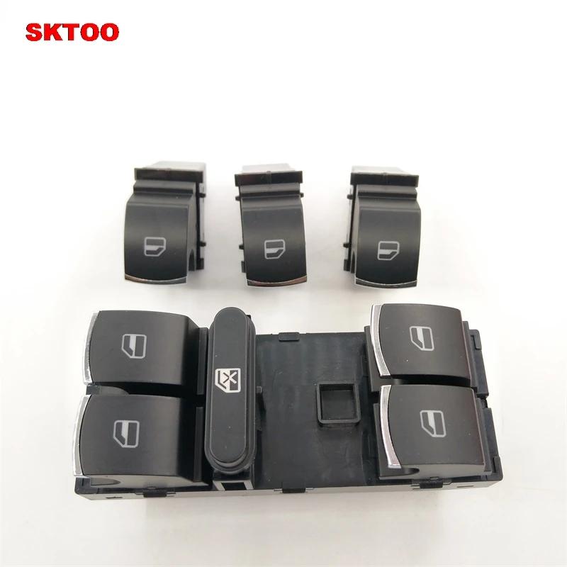 Переключатель окон хромированный 5ND959857 5K4959857 / 5ND959855 для Golf MK5 MK6 Tiguan Touran Jetta Passat|window