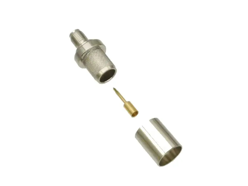 10 шт. разъем RP SMA обжимной RG8 LMR400 RG213/214 RG165 RG393 кабель никель|l connector|sm plug |