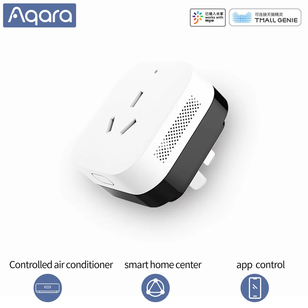 Умная розетка для кондиционера Aqara, энергосберегающая розетка для умного дома, приложение Zigbee MIhome от AliExpress RU&CIS NEW