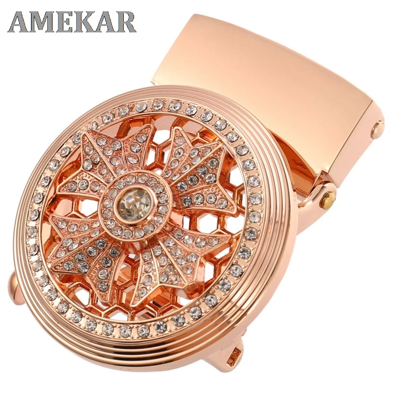 

Belt Men's Belt Women's Leather Comfortable Dress Belt Point Suit Rotating Diamond Automatic Buckle High-quality Belt