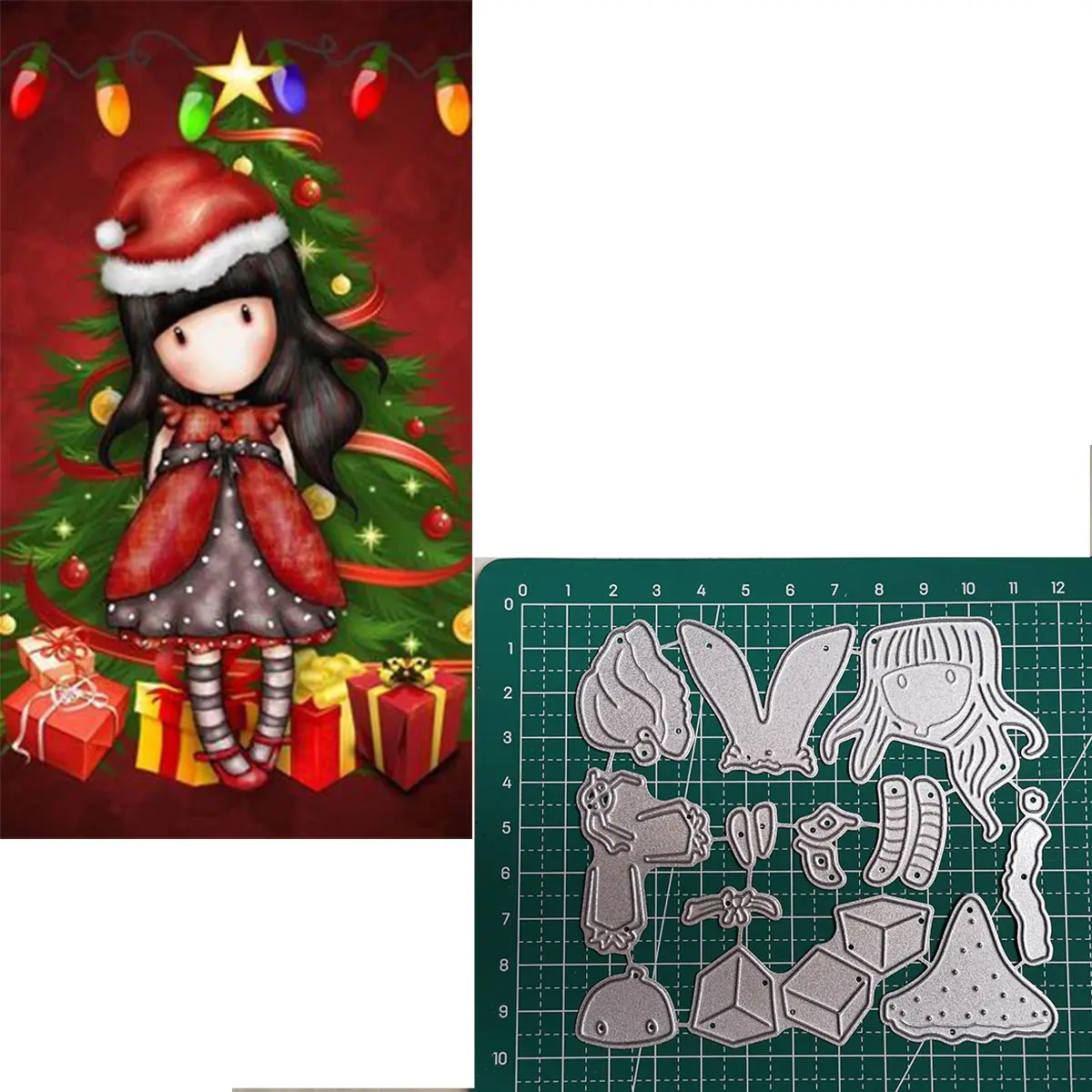 160 рождественские трафареты для девочек скрапбукинга Новые поступления