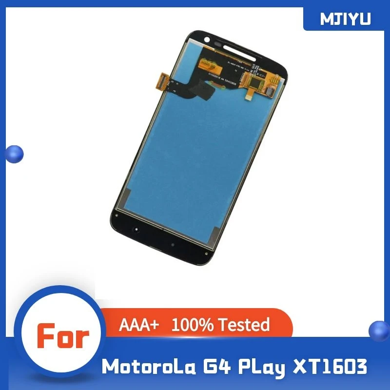 

ЖК-дисплей с сенсорным экраном для Motorola G4 Play, дигитайзер в сборе с рамкой для Moto XT1601, XT1602, XT1603, XT1604, ЖК-экран