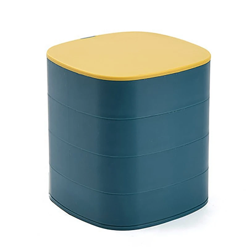 

Multifunctional Rotating Jewelry Box Jewelry Storage Box Desktop Accessories Storage Box Multi-layer Portable Jewelry Rack