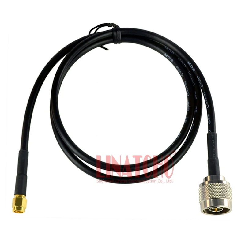 1 метр 50ohn коаксиальный RG58U SMA Male к N Мужской разъемы антенны удлинитель