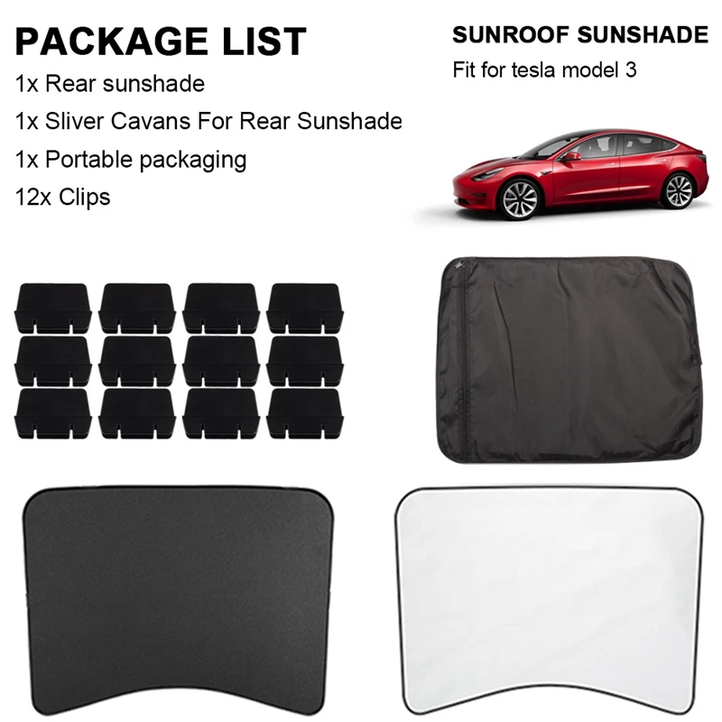 

Задние солнцезащитные очки для Tesla Model 3 2016-2020, задний солнцезащитный козырек, УФ-блок, автомобильный боковой козырек, 3 шт., черный