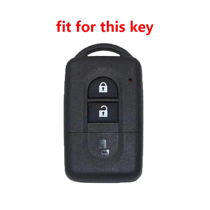 

For Nissan Micra K12 Silicone Car Key Case Cover Protector Fob for Nissan Badge Juke Duke Xtrail X-Trail T31 Qashqai Key Shell