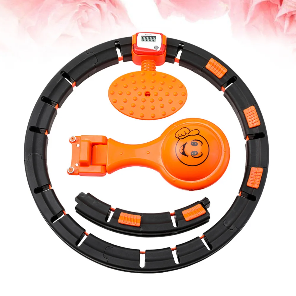 

1PC Detachable Waist Hoop Drop Prevention Hoop Abdomen Thining Hoop Smart Counting Hoop Fitness Accessory