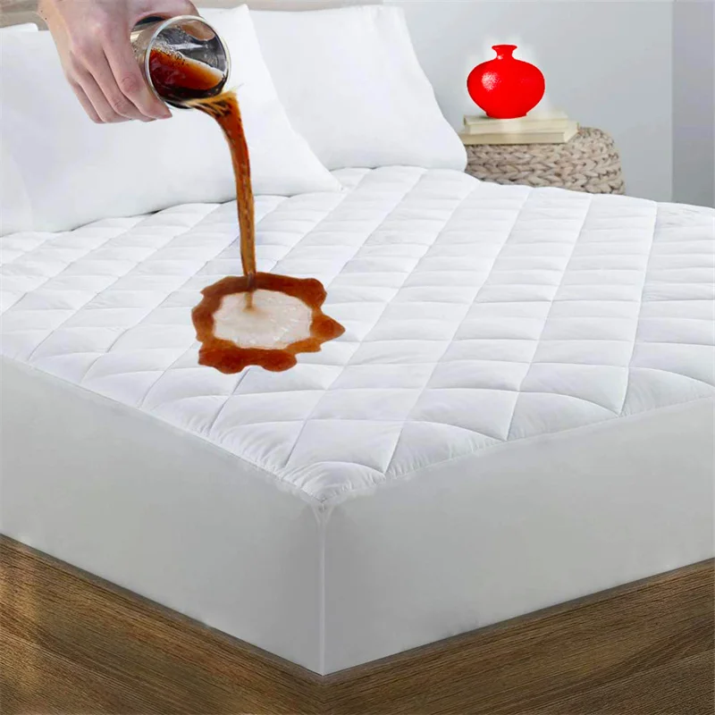 

Waterproof Mattress Protector Quilted Fitted Mattress Pad Breathable Bed Protector Bed Bug Mattress Topper Cover