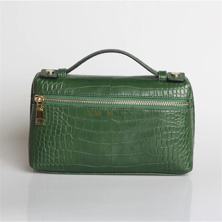 Сумка клатч XMESSUN из натуральной кожи с тиснением под крокодила женская сумка для