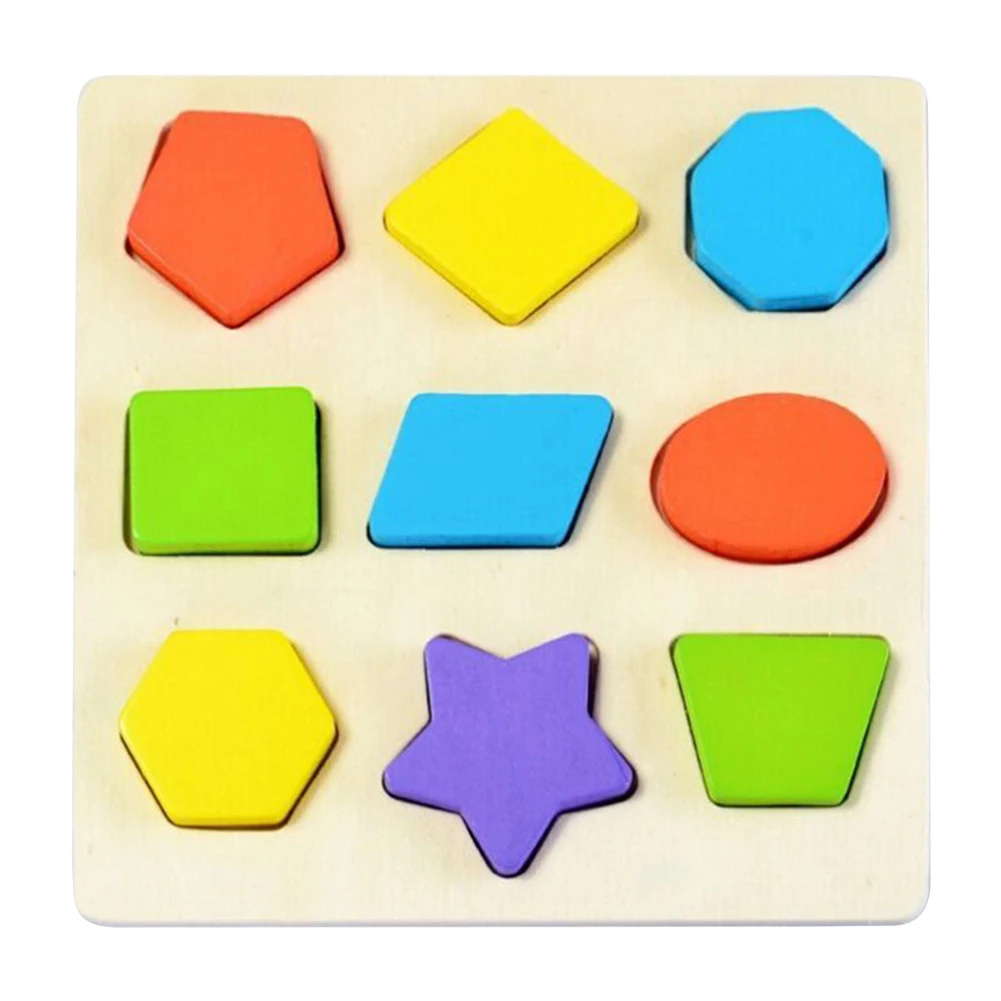 

3D геометрические строительные блоки для сортировки Математика головоломка Монтессори игрушки дошкольное обучение обучающие игры Детские ...