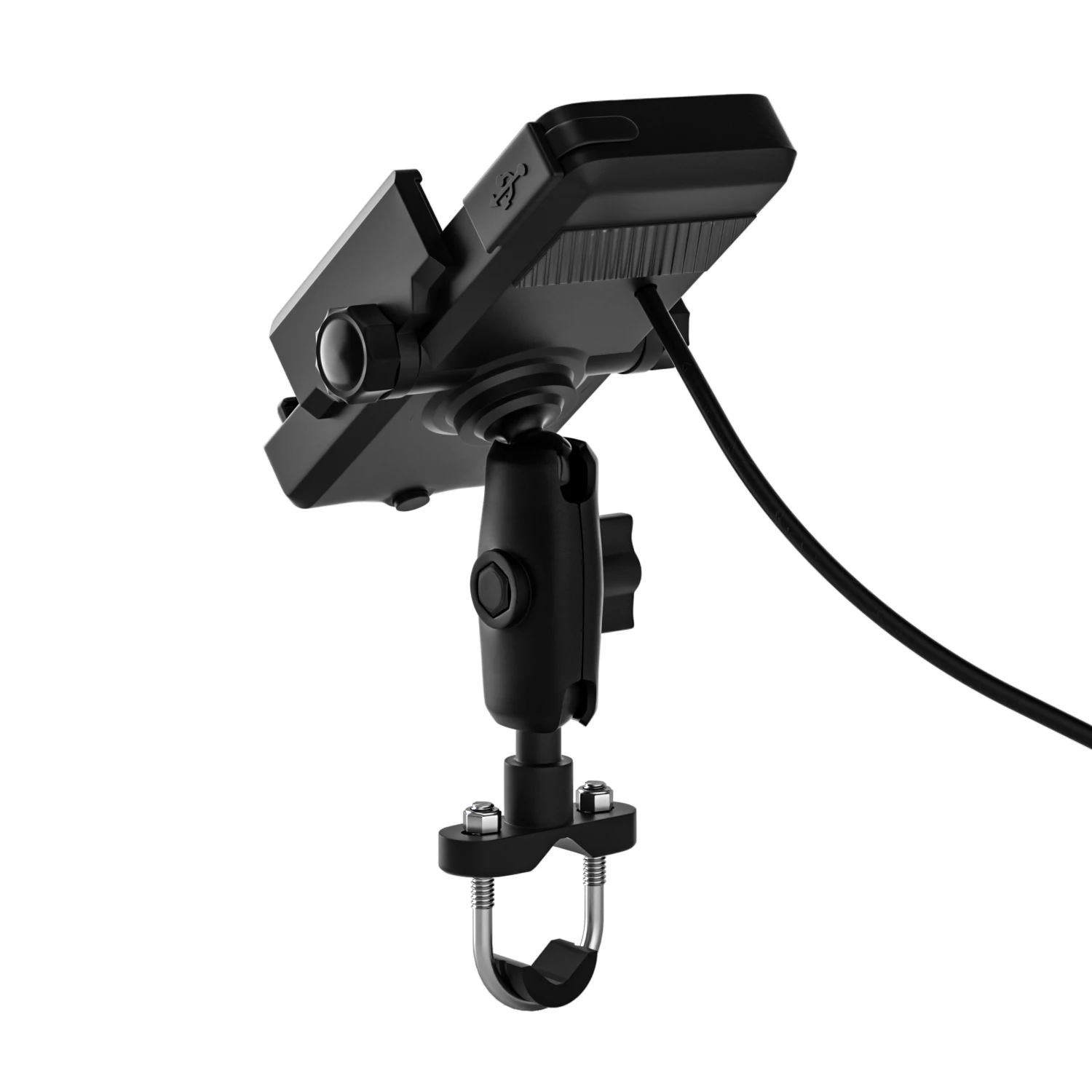 

Motorcycle Phone Holder Wireless Charging Mobile Phone Bracket Electric Vehicle Waterproof Shockproof Riding Fixed Bracket