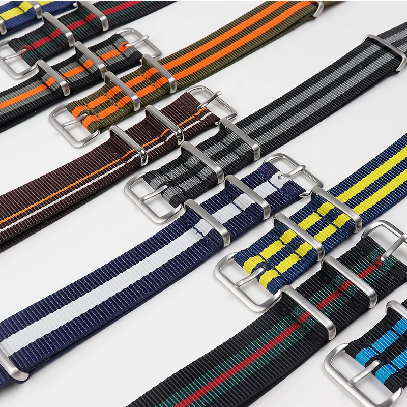 Детали для часов Cronos высококачественный нейлоновый ремешок Nato 20 мм 22 из