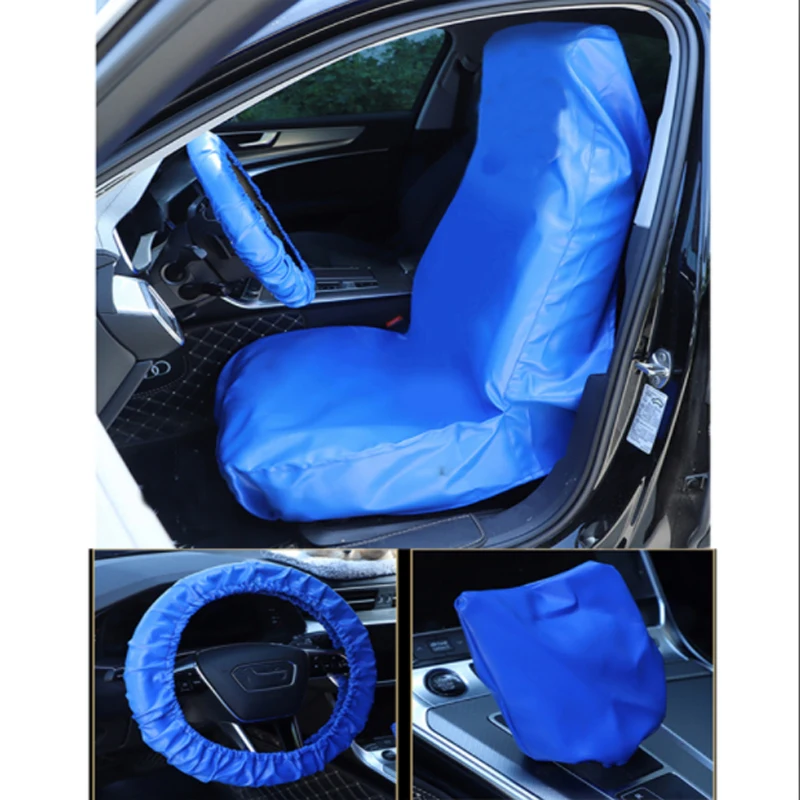 

3PCS Car Front Seat Protector Cover Heavy Duty Universal Waterproof Auto Seat Covers Car Seat Cover Breathable Cushion Protector